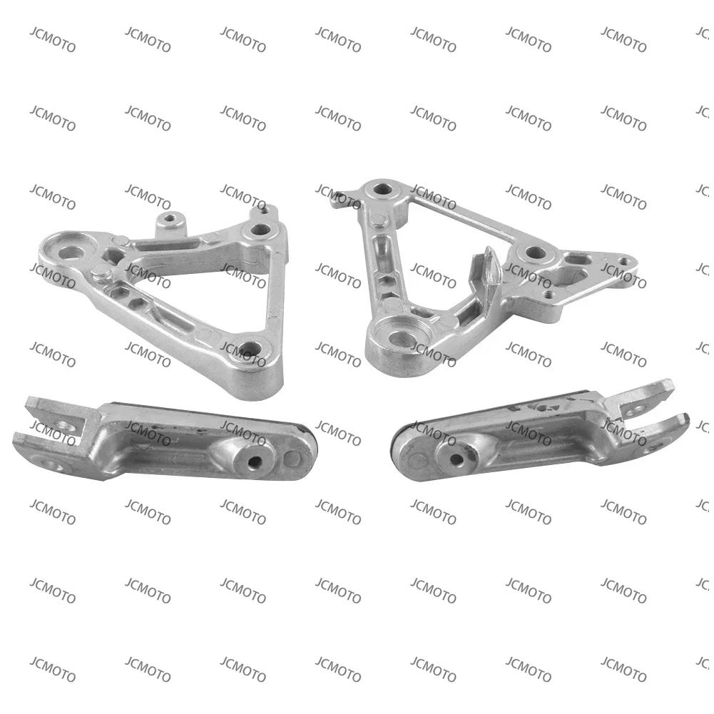For Honda CBR400 1988 1989 NC23 Aluminum Alloy Motorcycle Front Rider Foot Pegs Footrest Brackets