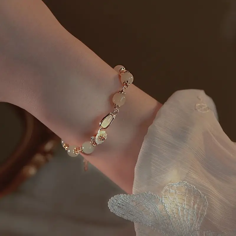 

Антинатуральный нефритовый браслет, женский национальный стиль, новый китайский стиль, простой подарок на высокую ценность для друзей и семьи