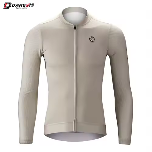 DAREVIE Cycling Jersey Long Sleeve Pro Aero Small Size 3D Bubble Mesh Cycling Jersey Men Women Breathable Man Cycling Maillot - Image 11