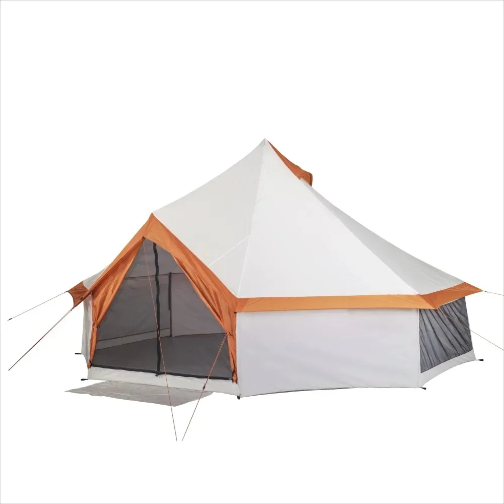 

Tents 8-Person Yurt Tent, 13' x 13' x 92" sheds Easy installation canopys Polyester party tent for Spring, Summer, Fall Tents
