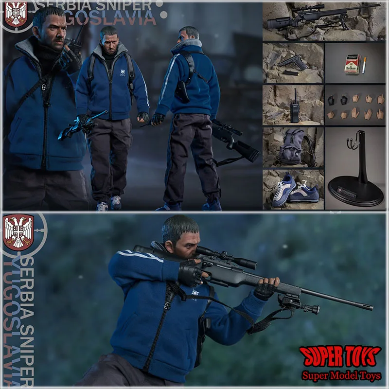 

In Stock Original FLAGSET FS73041 1/6 Scale Full Set Male Soldier Serbian Sniper Action Figure Model 12 Inches Collectible Toys