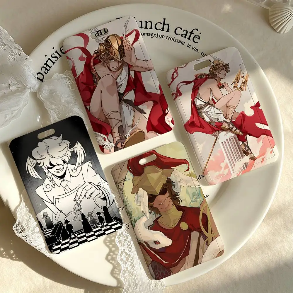 Hermes Epic The Musical 1 Card Holder, Leather Card Storage Box, Key Chain, Access Tag Holder, ID Card Holder, Key Chain