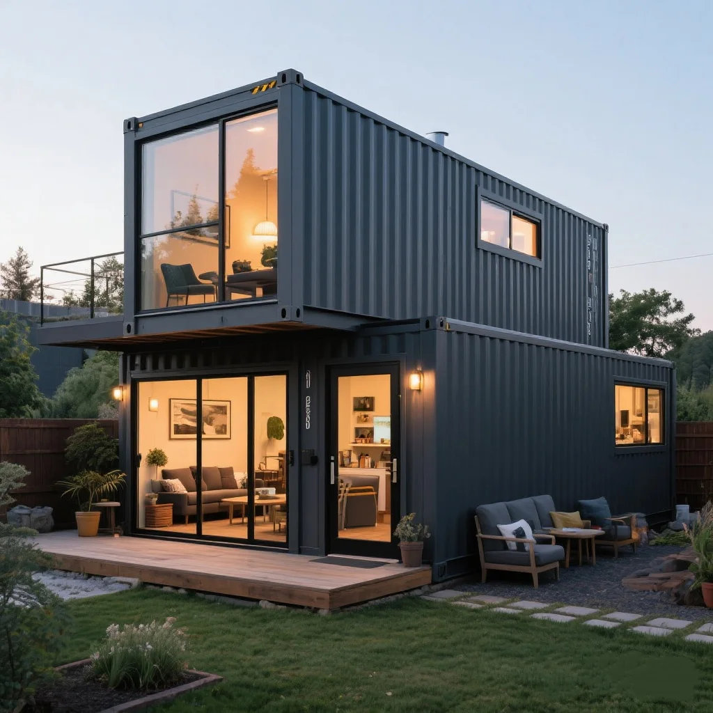 Expandable Container House Ready Made 40Ft 20Ft Prefabricated Mobile Tiny Home Prefab Steel Portable Home  3  Bedrooms