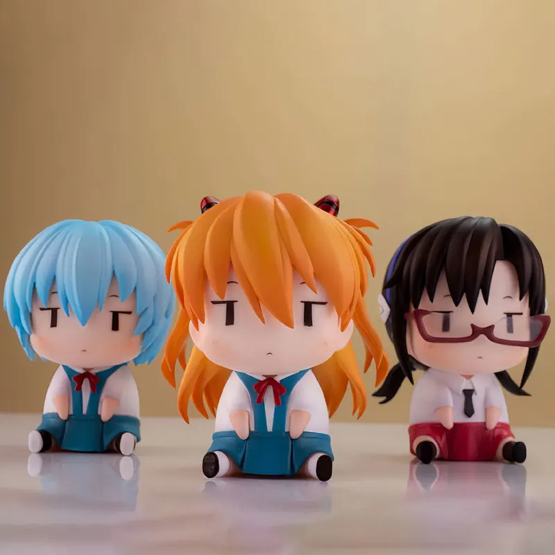 

Мини-циверсия 10 см, Аска Макинами Аянами Рей, аниме-фигурка, кавайная модель, украшение для сидения, статуя, детская игрушка, Рождественский подарок