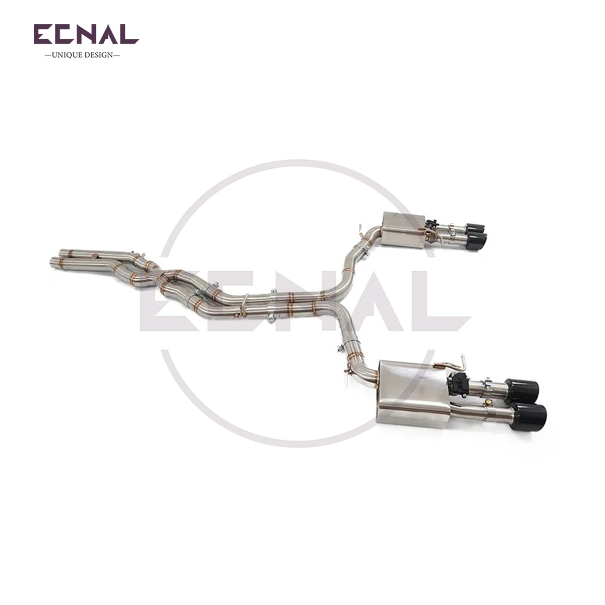 

Ecnal Exhaust Valved Catback for Audi A6 A7 C8 3.0T 2020+ High Quality SS304 Car Sport Exhaust Catback with Valve Muffler