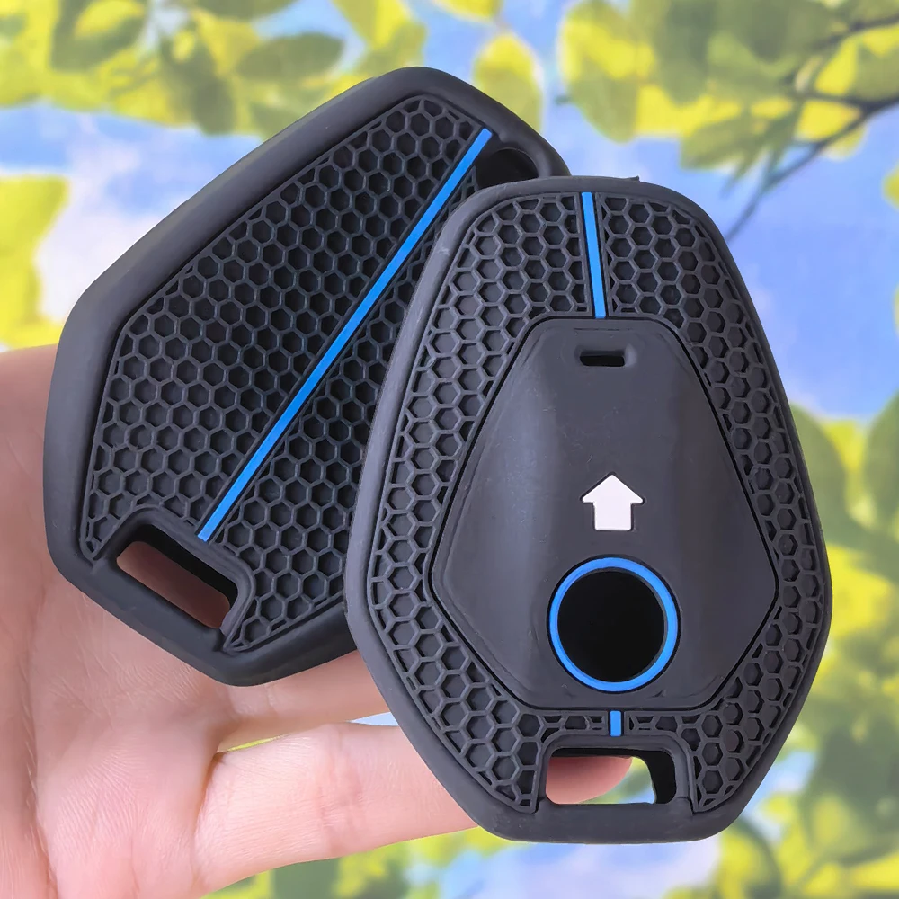 Durable Honeycomb Pattern Key Shell For BMW R1300GS R1300 R1250GS R1250 ADV Adventure Remote Silicone Fob Cover