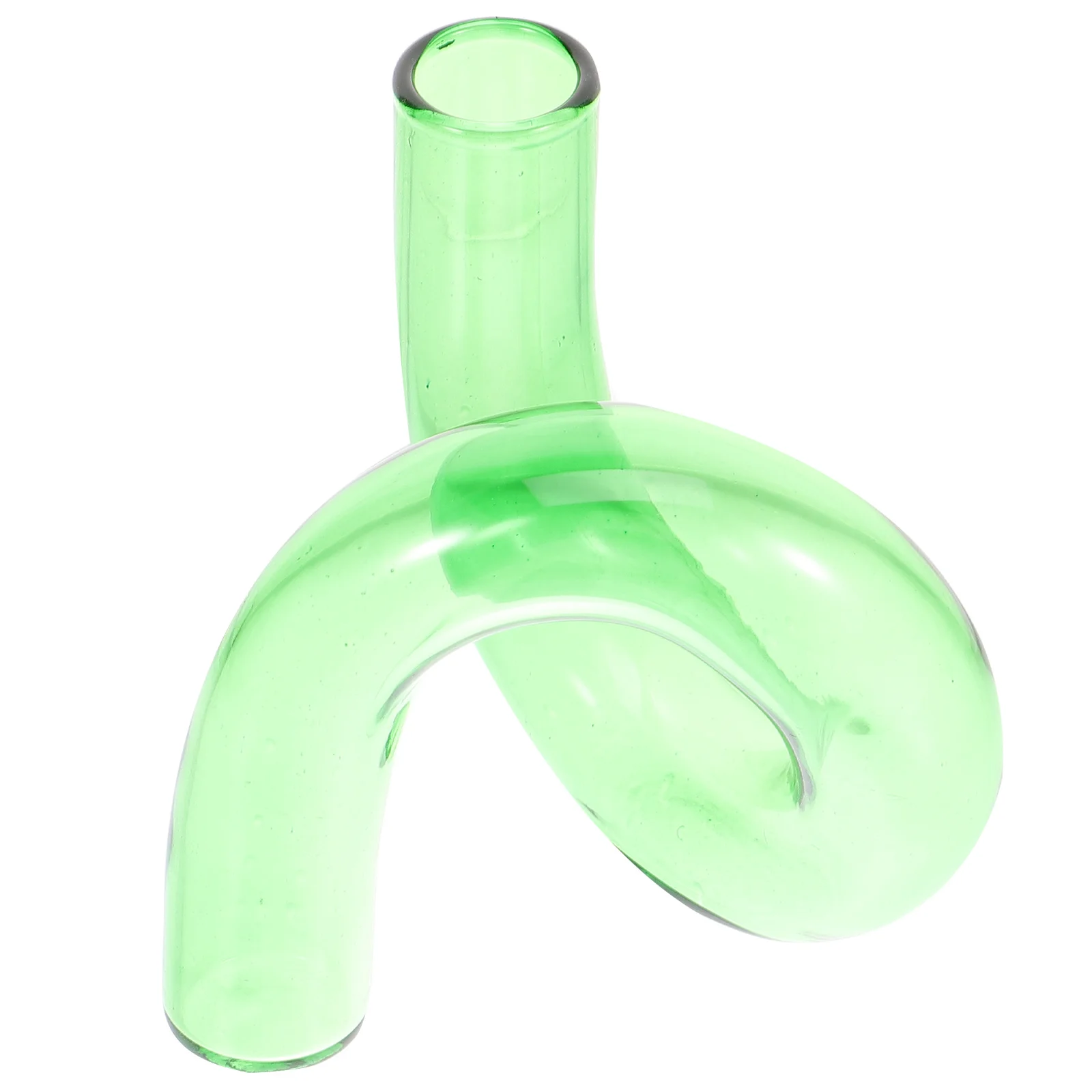 

Vase for Flowers Glass Coffee Table Pots Plants Aesthetic Colored Home Decoration Vases
