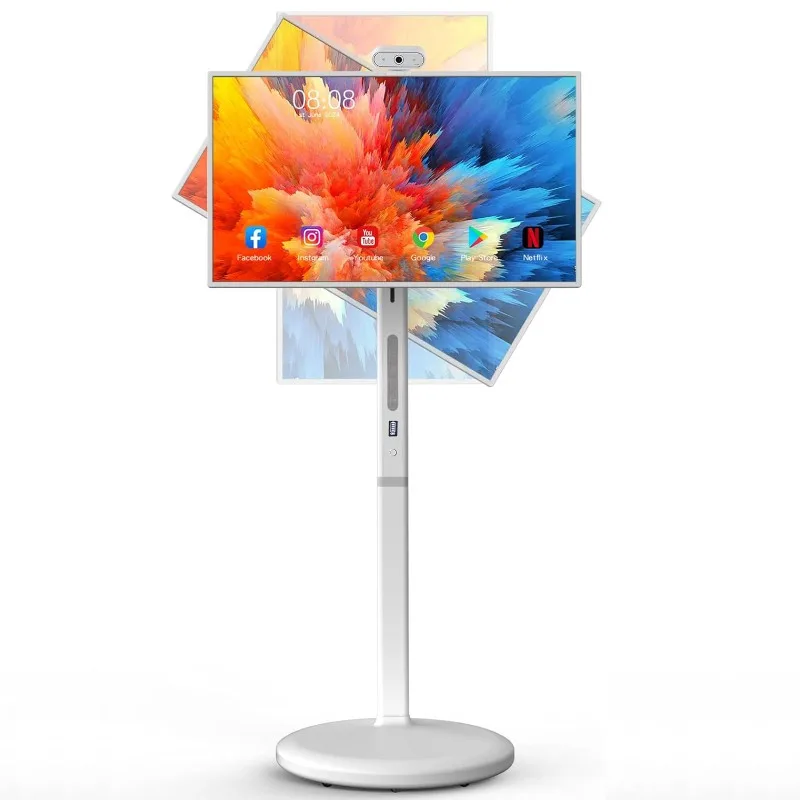 32 Inch Removable Touch Advertising Machine Smart Screen Mobile TV 4K High Definition Display Screen Projection