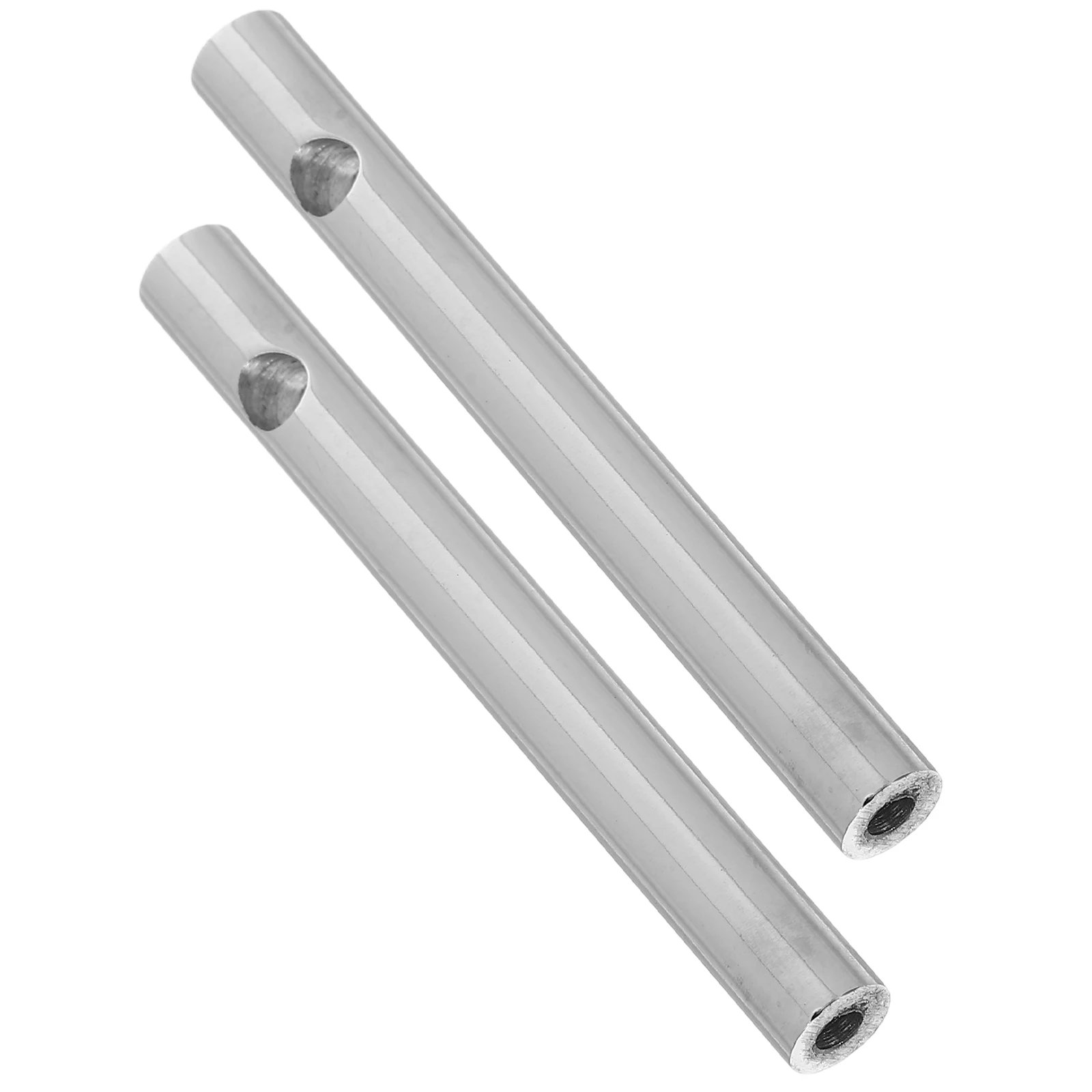 

2 Sets Guardrail Connectors Wine Cabinet Railing Hardware Metal Spindles Furniture Accessories Full Hole Design Wear