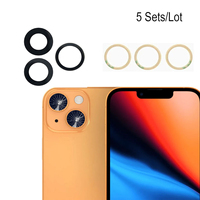 5set New Ori Sapphire Back Camera Glass Lens for iPhone 16 Pro Max 15 14 13 12 Mini 11 Pro Max 15Plus X XS XR Rear Camera Repair