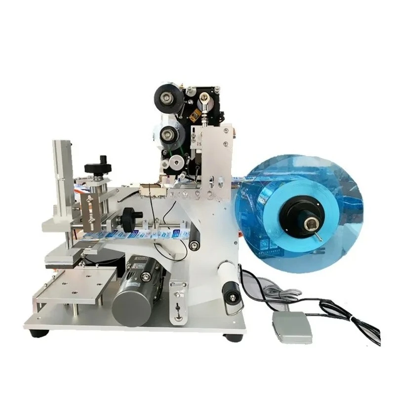 

Easy to Operate Small Manual Labeling Machine and Label Printer, Semi-Automatic Labeling Machine Price for Small Business