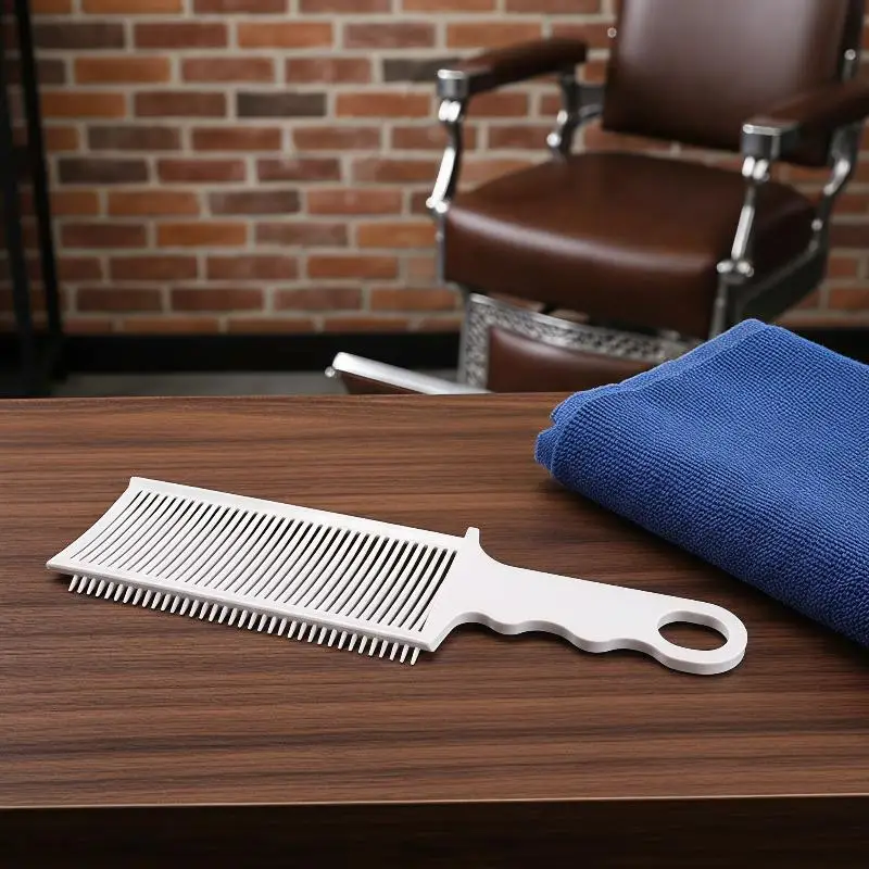Hair Cutting Comb Professional Barber Flat Top Comb Durable Anti-Static for Men Women Home Salon Hair Trim 1Pcs