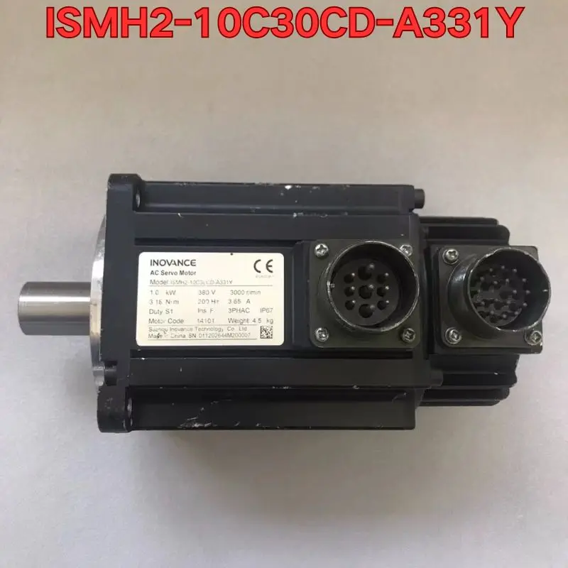 

Second-hand disassembled servo motor ISMH2-10C30CD-A331Y function test is normal