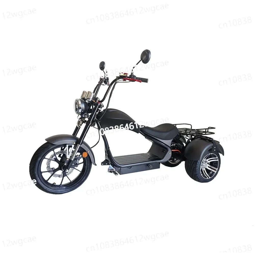 New Style 72V 1000W 3 Wheel Electric Tricycle Adult  Scooter Motorcycle  Chopper