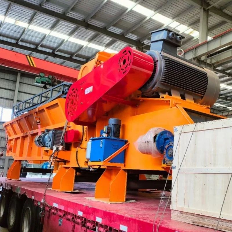Commercial 2t/h-8/h Electric Wood Chipper Shredder for Branch Logs Timber Wood Recycling and Biomass Processing Equipment