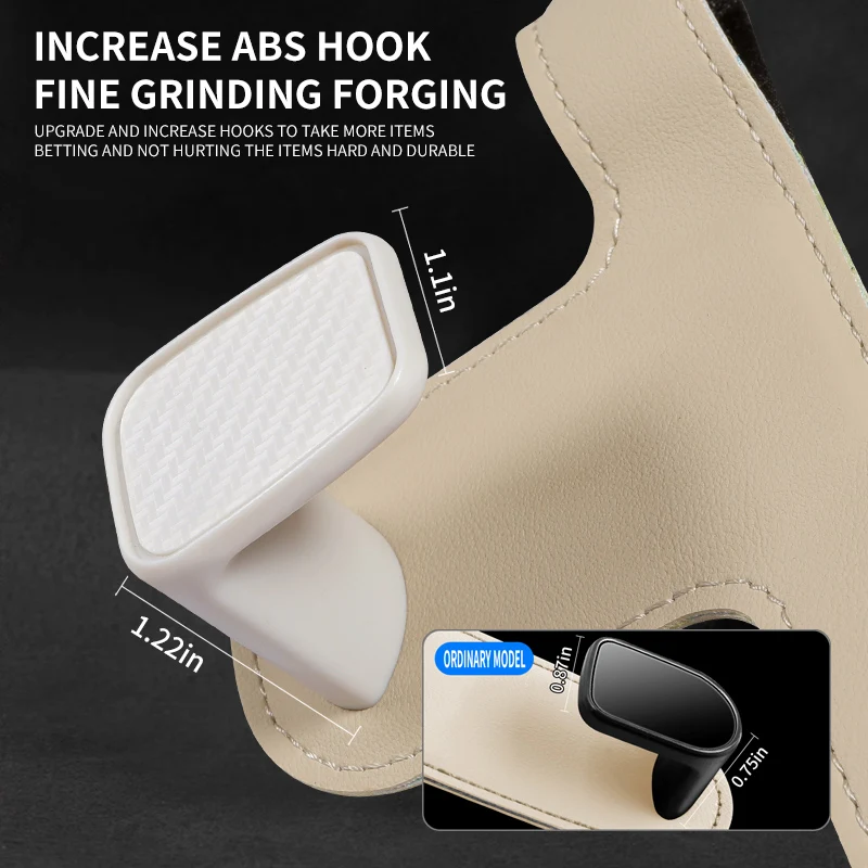 Auto sport seat back hook Car widening and thickening hook multi-functional interior seat back storage car accessories