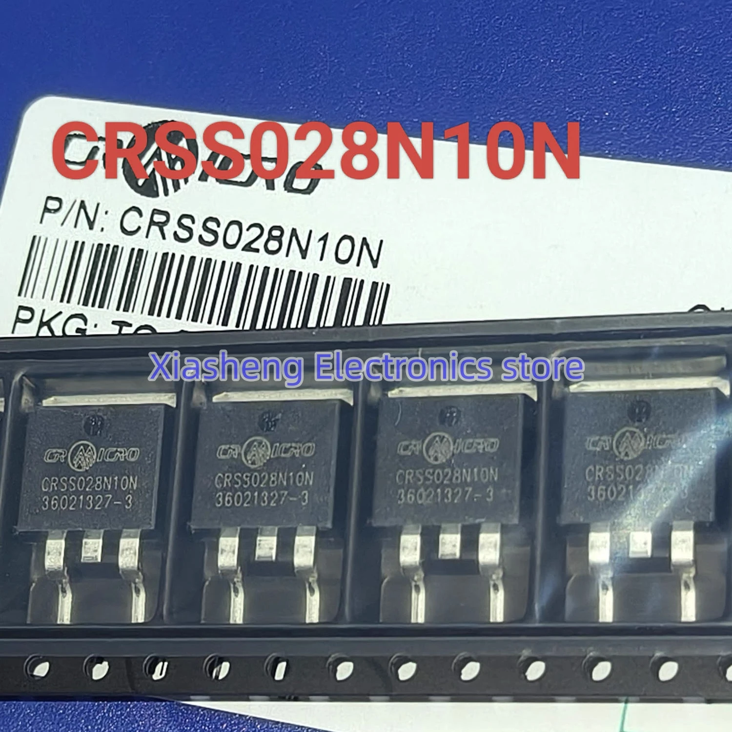 New Original 10Pcs CRSS028N10N TO-263 180A 100V MOSFET Field-effect Transistor In Stock Integrated Circuit Good Quality