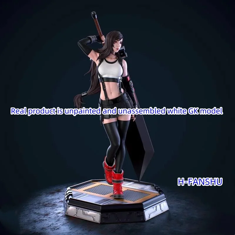 

H-FANSHU Tifa Action Figures Toy Figurals Model Gift GK Model Figure Garate Kits