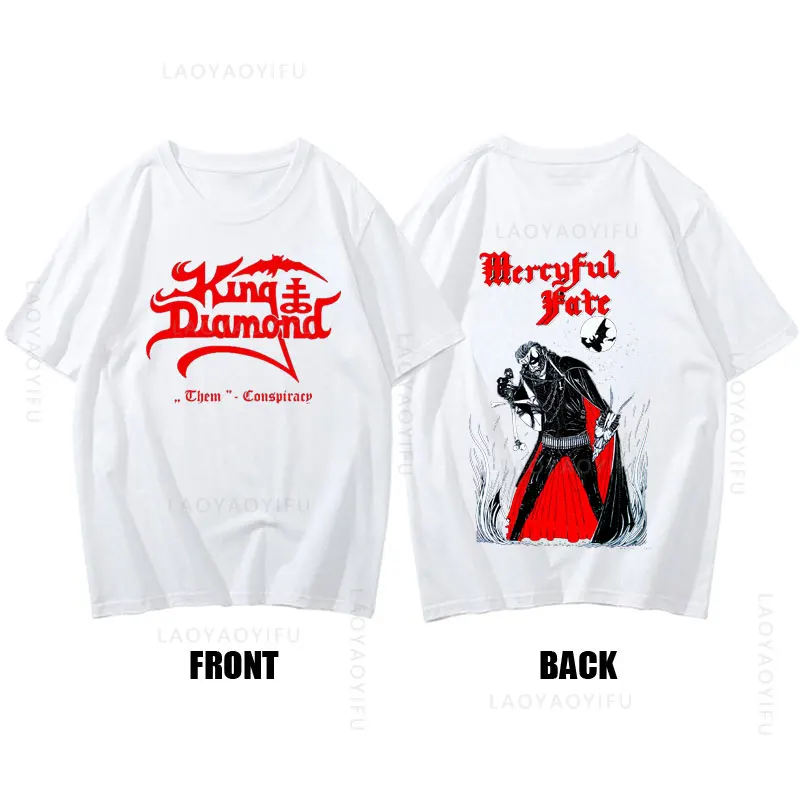 2024 Summer Tops Mercyful Fate Dont Break The Oath Theme 100%Cotton Tee Unisex O-neck Streetwear Short Sleev Heavy Metal T-Shirt