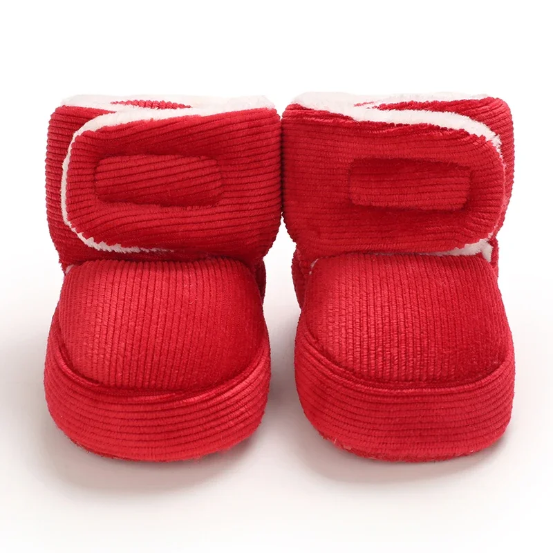 Winter Baby Baumwolle Schuhe Dicke Plüsch Schnee Stiefel Weiche Casual Wanderschuhe für 0-18 Monate Alt Bequeme Kleinkind Schuhe – Detail 39