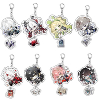 Game Wuthering Waves Keychain Camellya XiangLiYao Changli Geshulin Cosplay Costumes Anime Key Chain Keychain Accessories Pendant