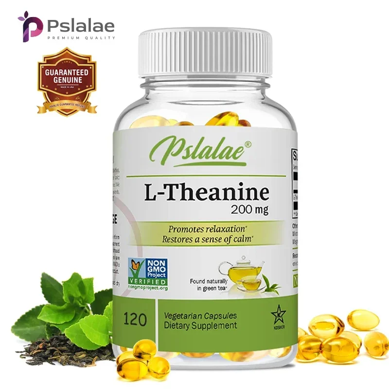 L-Theanine 200 Mg - Relieve Stress, Maintain A Calm and Relaxed Mood, Improve Concentration