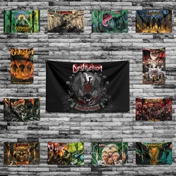 3x5 Ft Heavy Rock Band-D-Destructions Flag Polyester Digital Printing Banner for Bedroom Wall Art Out Door Tapestry Decoration