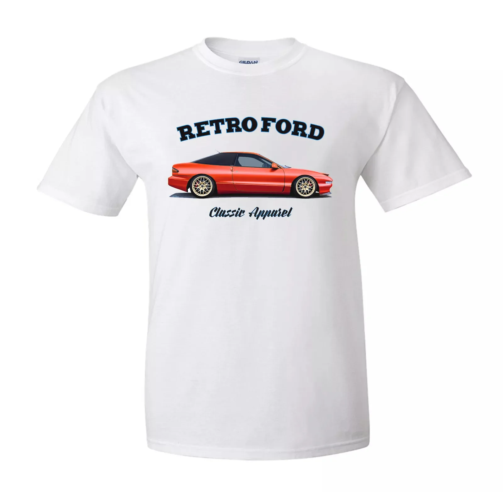 FORD PROBE GT MK2 T-shirt. RETRO FORD. CLASSIC CAR. MODIFIED.