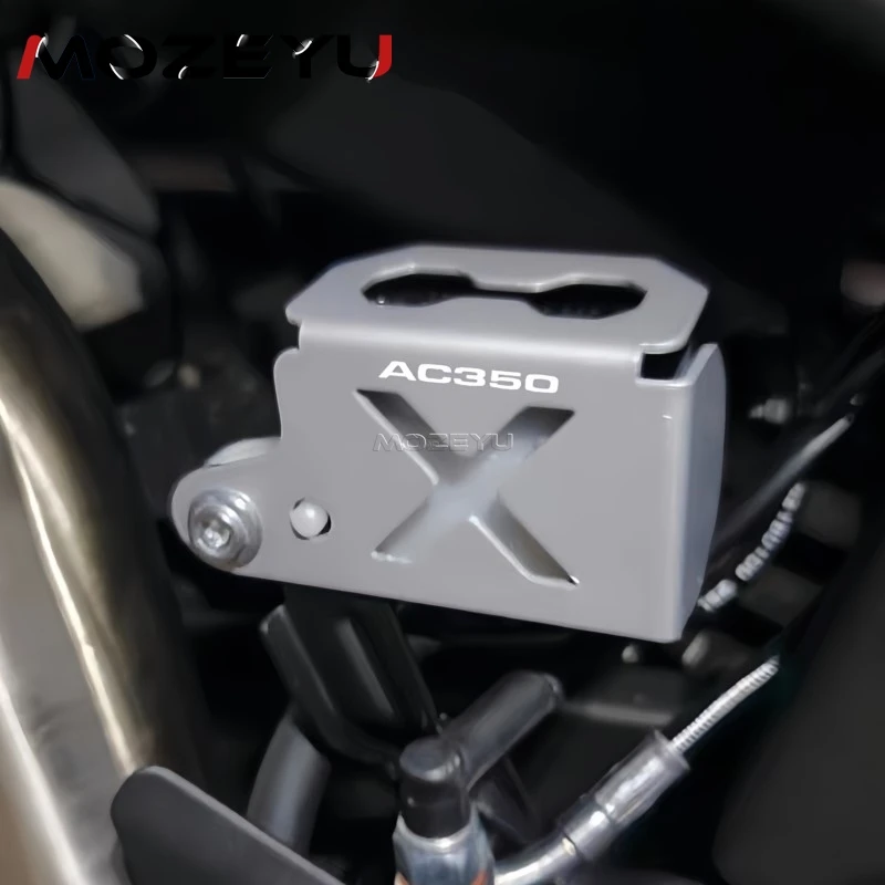 

For VOGE AC 500 350 AC 500AC 350AC AC500 AC350 2021-2025 2026 Aluminium Rear Brake Fluid Reservoir Cover Guard Cap Protector