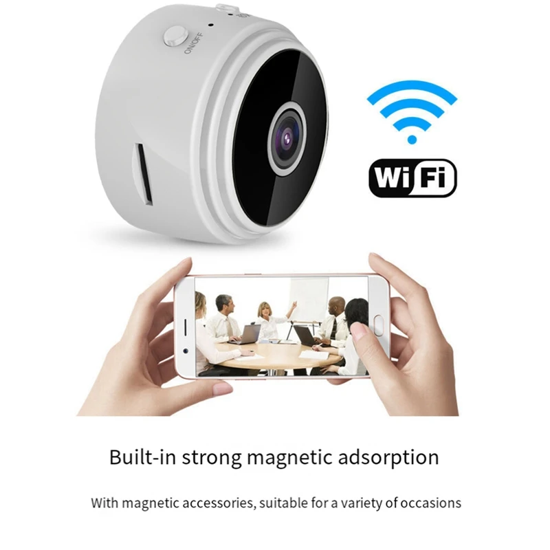 A9 Camera Wifi Camera Home HD Security Camera Outdoor Sports Camera Webcam Black