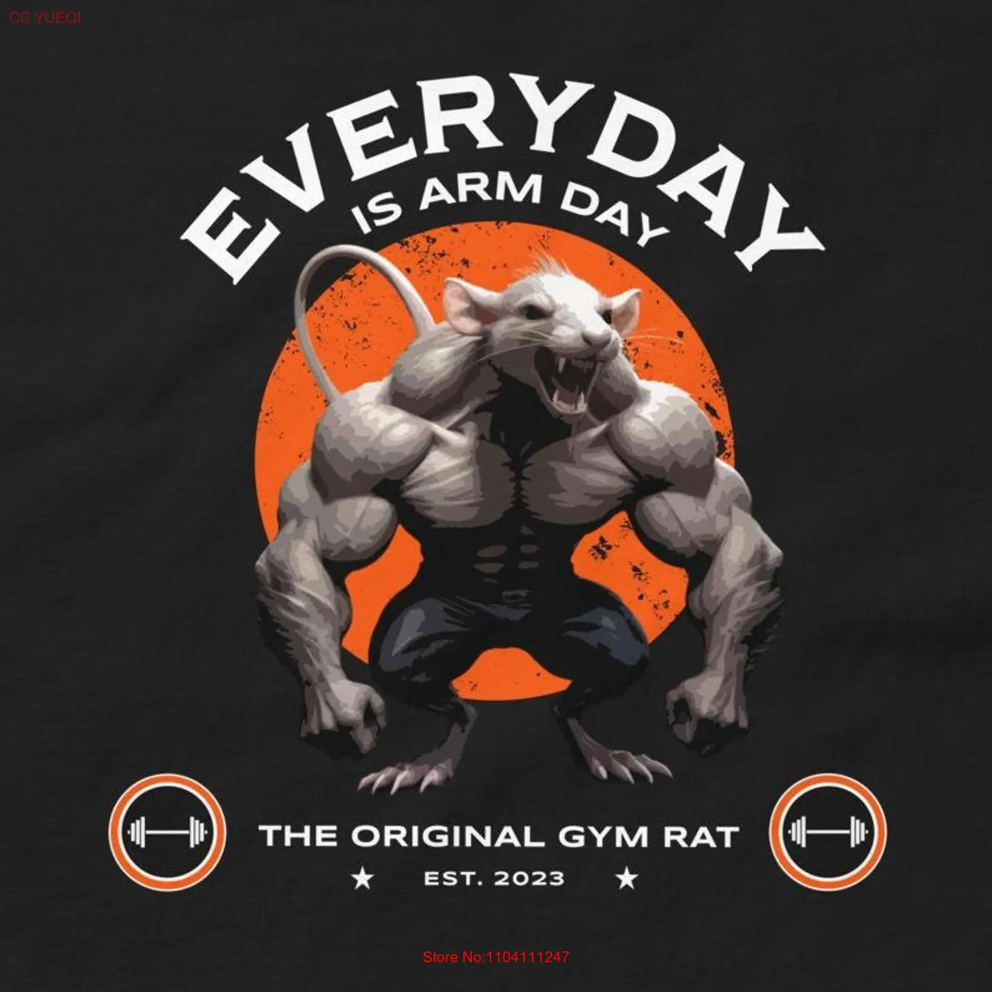 Everyday is arm day T Shirt Gym lover weight lifter gift for body builder Fitness addict tee Motivational