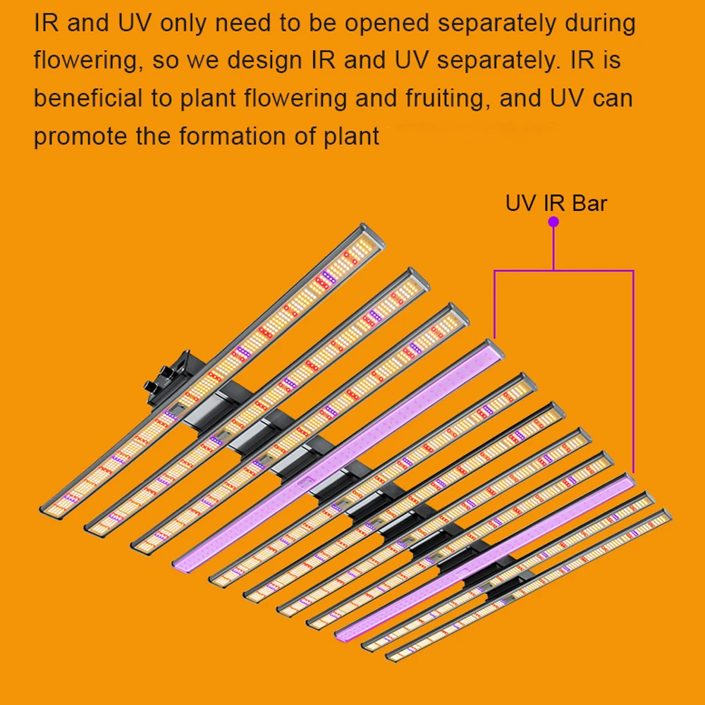 2025La più recente barra luminosa per coltivazione a LED per interni 700W 860W 1100W 1300W LM301H EVO Lampada idroponica UV IR per la crescita delle piante nella tenda da coltivazione Veg