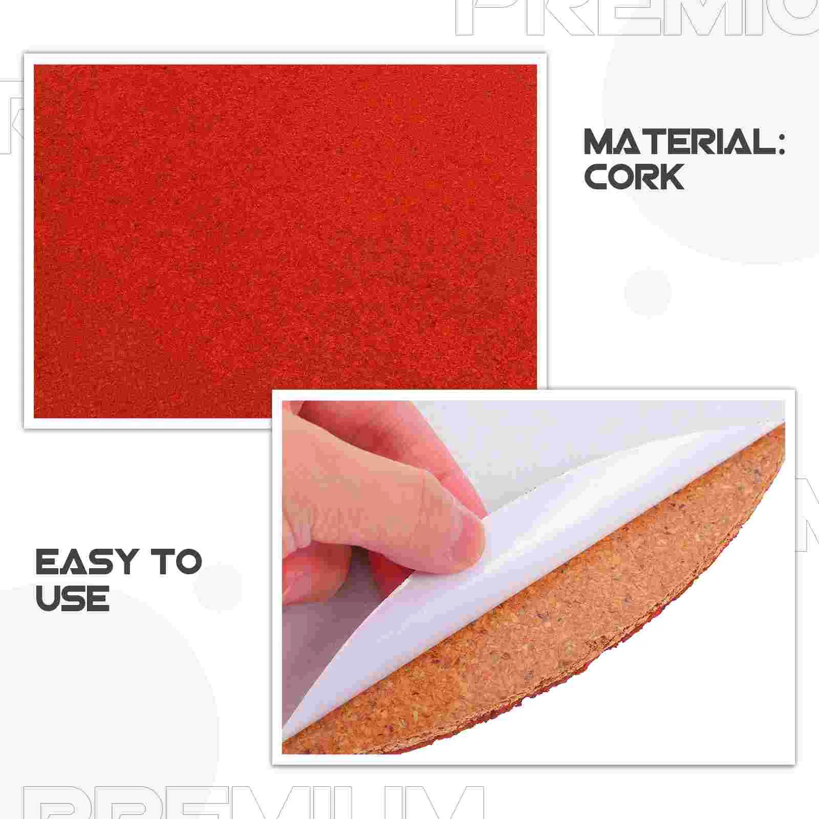 Decorative Cork Board Bulletin Corkboard for Office Photo Wall Pin Display Notice