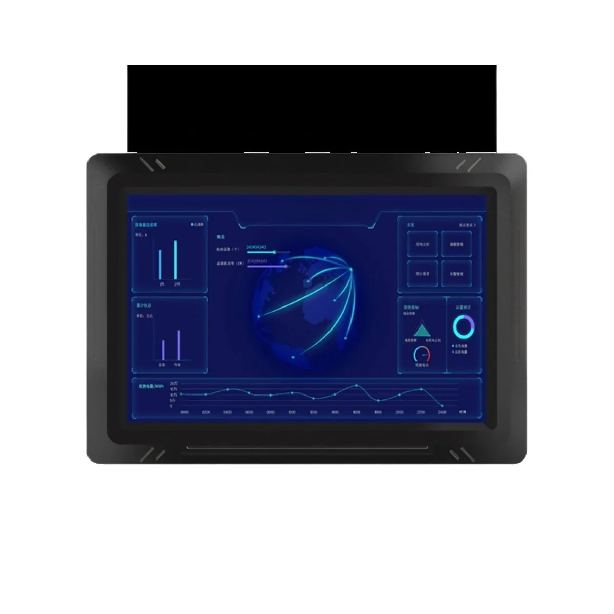 10.1 inch gateway EMS industrial and commercial energy storage BMS energy management data collection