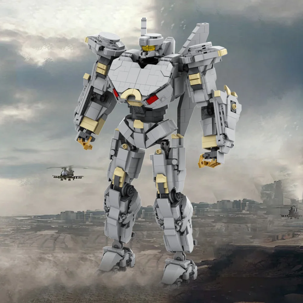 

MOC Science Fiction Film Striker Eureka Mecha Hunter Модель Строительные блоки Gypsy Crisis Fighting Mecha Кирпичи Игрушка в подарок