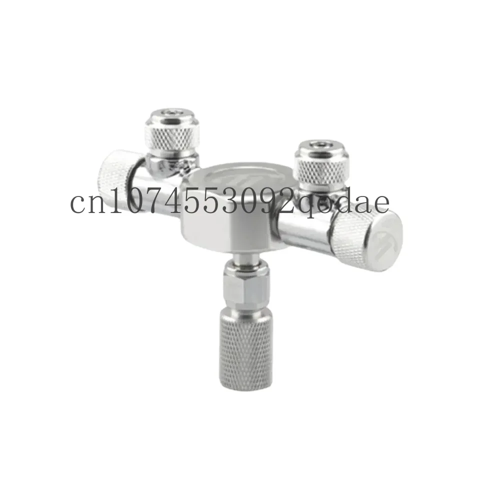 WYIN Stainless Steel Aquarium Multi Way CO2 Distributor Splitter Needle Valve, Check Valve Bubble Counter for Solenoid Regulat