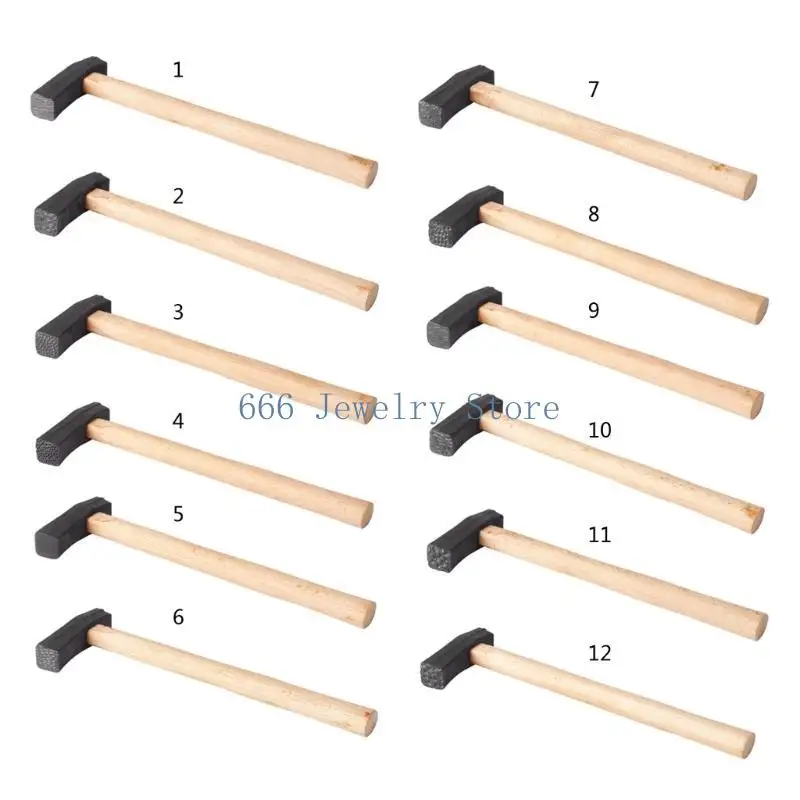 

F2TD Ergonomic Design Metalworking Hammer Square Head Hammer with Handle Design