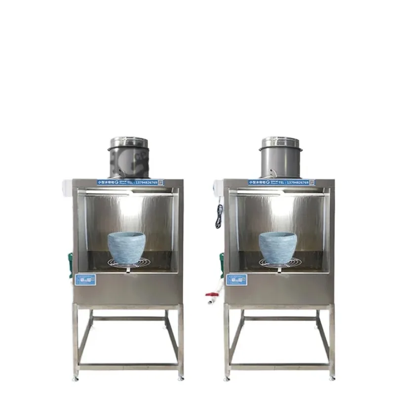 Armoire à rideau d'eau à économie d'énergie et écologique, cabine de peinture en aérosol, petite armoire à rideau d'eau en acier inoxydable