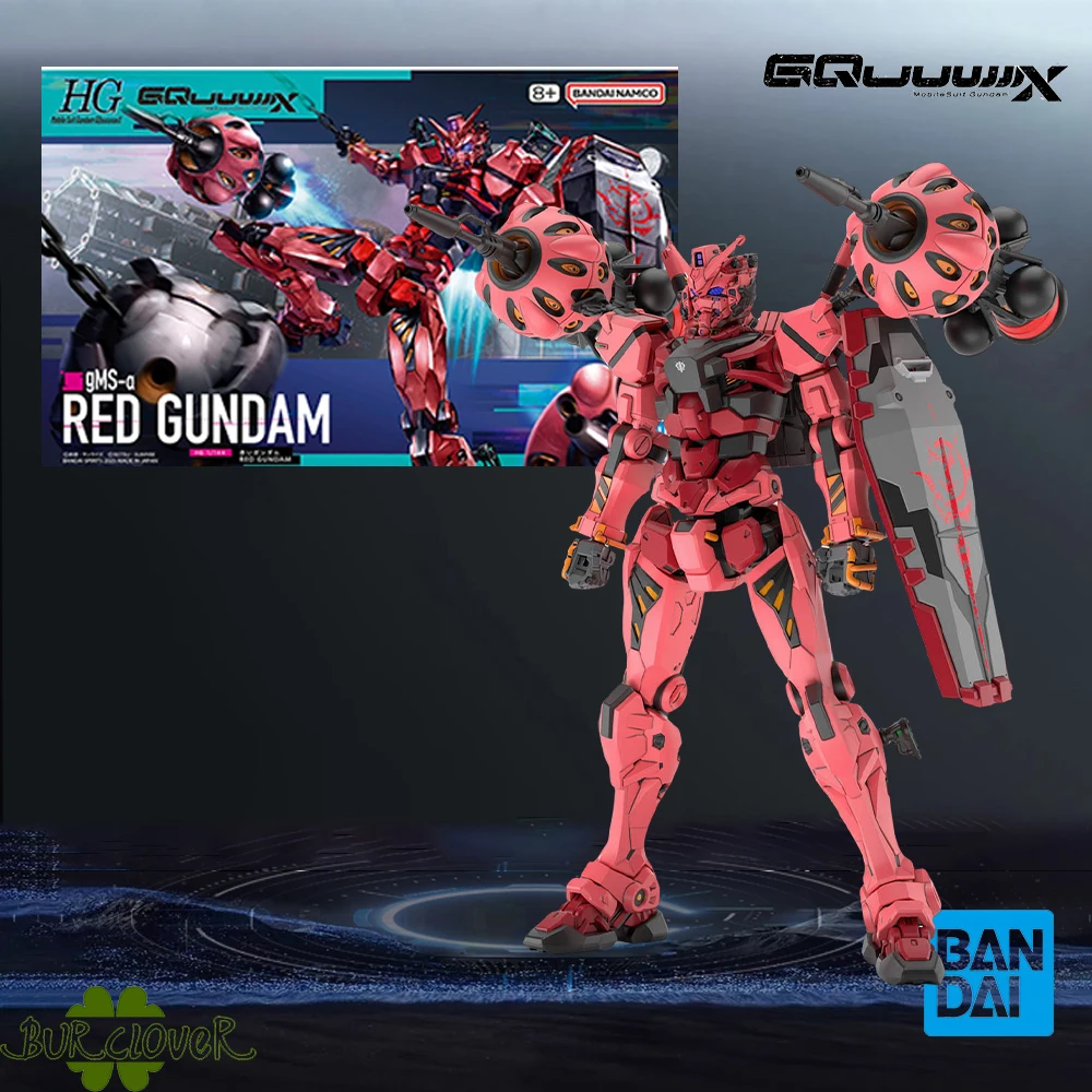 Disponibile BANDAI HG Mobile suit Gundam GQuuuuuuX GFreD gMS-RED GUNDAM gMS-α Figure Modello Giocattoli da collezione di alta qualità