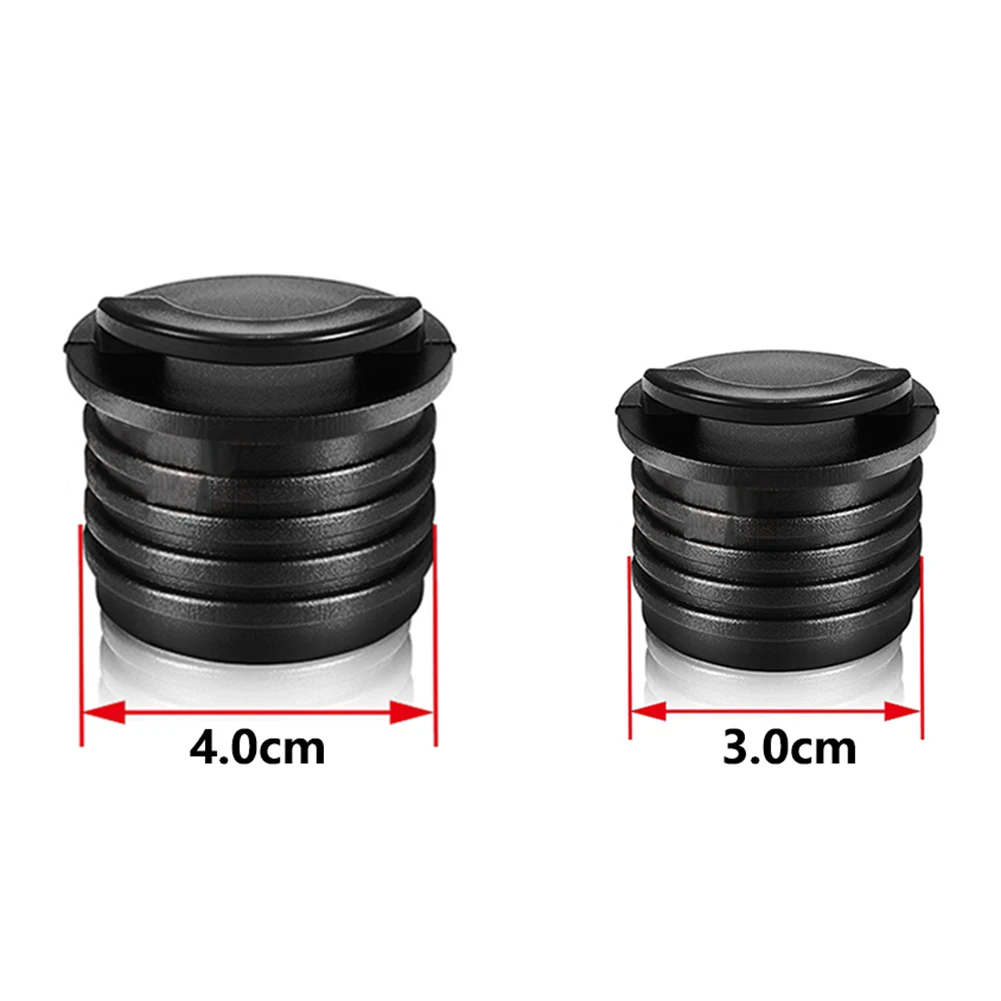 4x Kajak-Ablassstopfen, praktisch, 3,5 cm / 1,20 Zoll, Bootsteile, Abflussstopfen, 3 cm / 1,10 Zoll – Detail 2