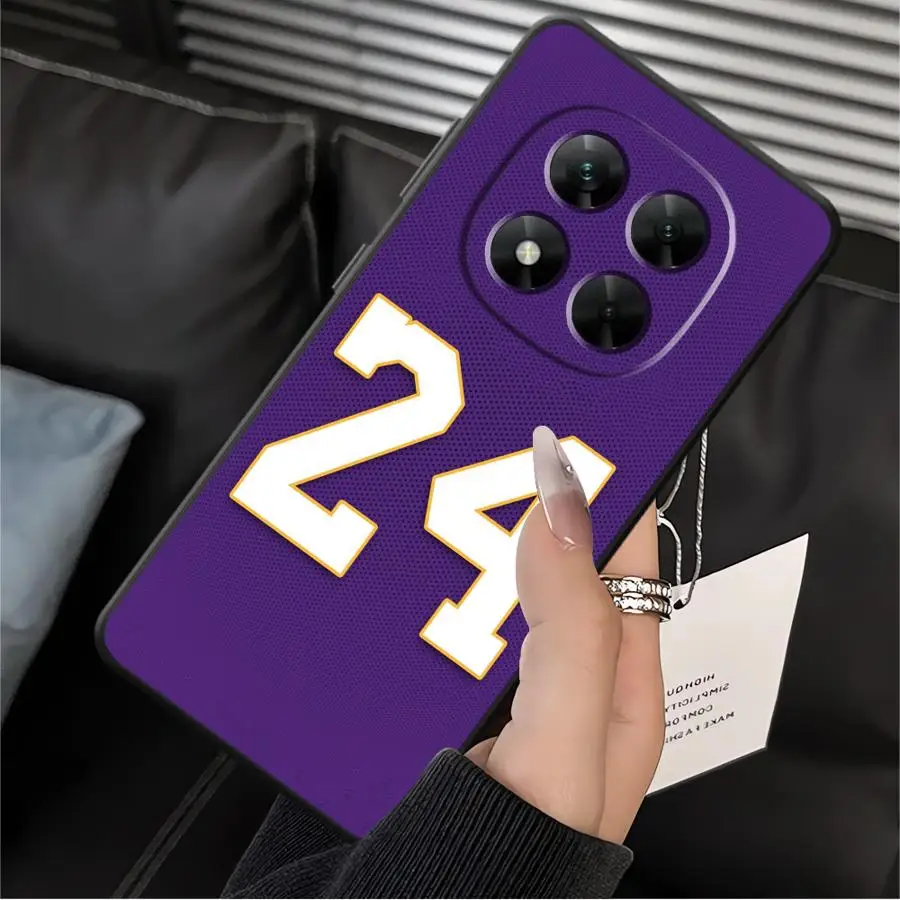 حافظة لهاتف Xiaomi Redmi Note 13 14 Pro Plus 9 10 11 12 Pro 12s 9S 11s 7 8 10S رقم كرة السلة