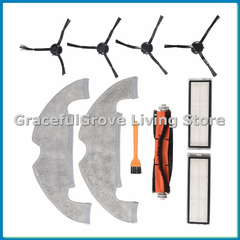 Replacement Parts Kits for Mi Robot Vacuum-Mop 2 Ultra STYTJ05ZHM Robotic Vacuum Cleaner-ABFB