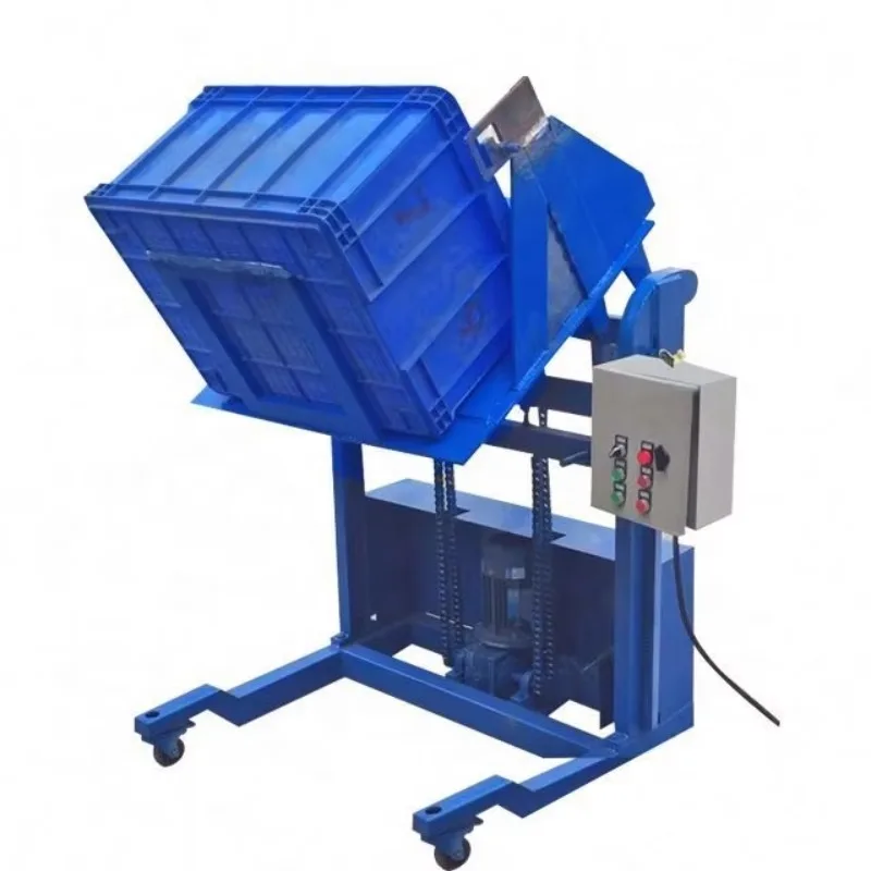 2026 Automatically Collect Trash From Multiple Bins Into Bin Trash Can Hanging Bucket Elevator Automatic Lifting Device