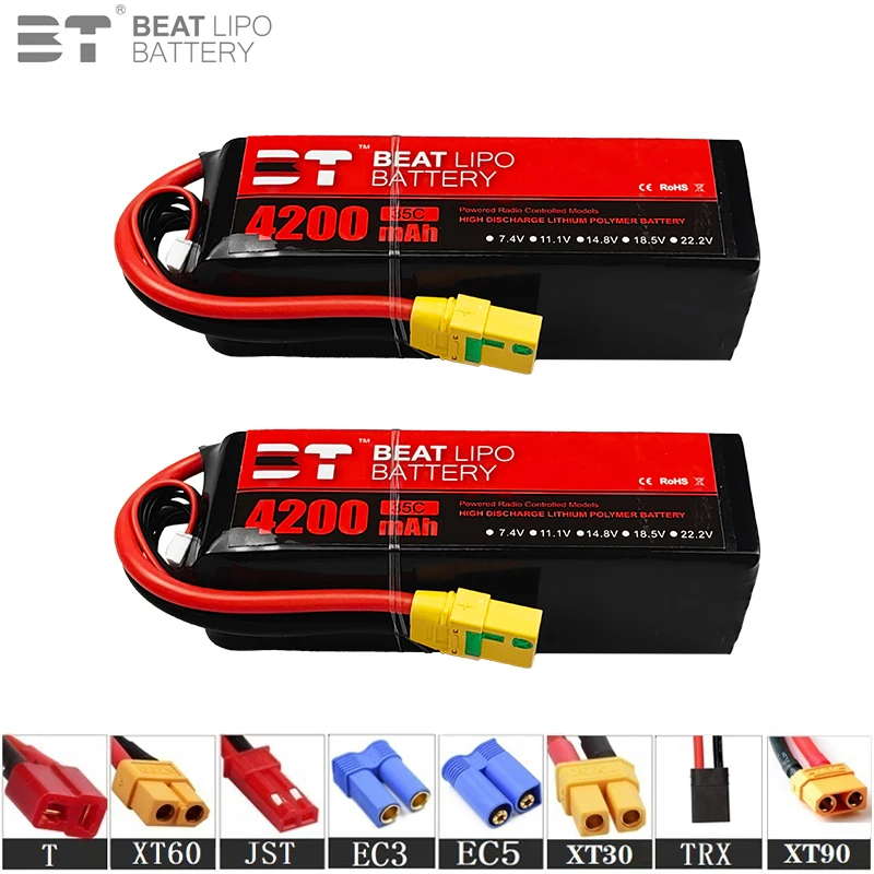 NEW 22.2V 4200mAh 35C LiPo Battery For RC Quadcopter Helicopter FPV Racing Drone Spare Parts 6s Rechargeable Battery