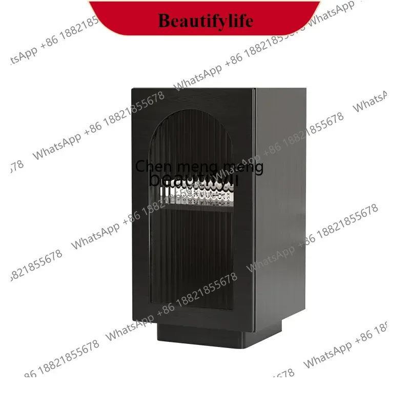 

G153 French Solid Wood Sideboard Multi-Function Locker Vintage Wine Cabinet Wall Storage Cabinet Living Room cabinet