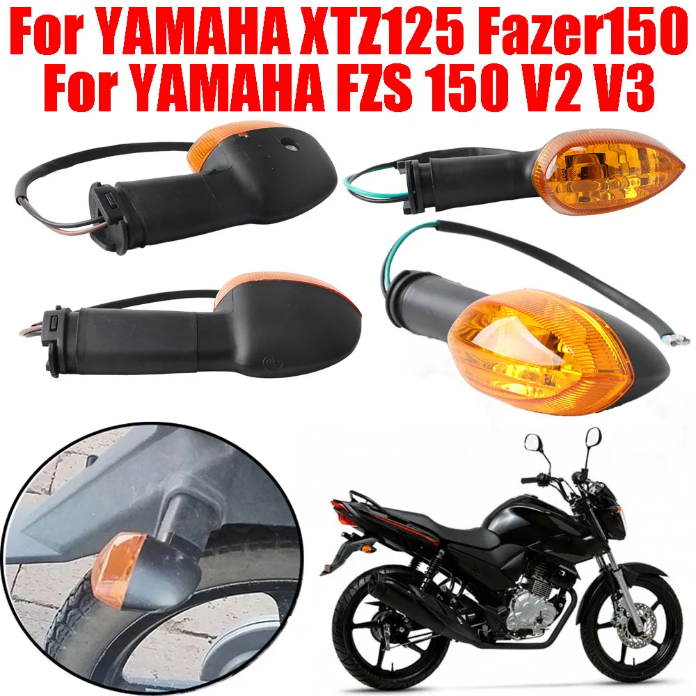 For YAMAHA XTZ125 XTZ 125 Fazer 150 FZS 150 Motorcycle Accessories Turn Signal Light Flasher Directional Indicator Lamp Blinker