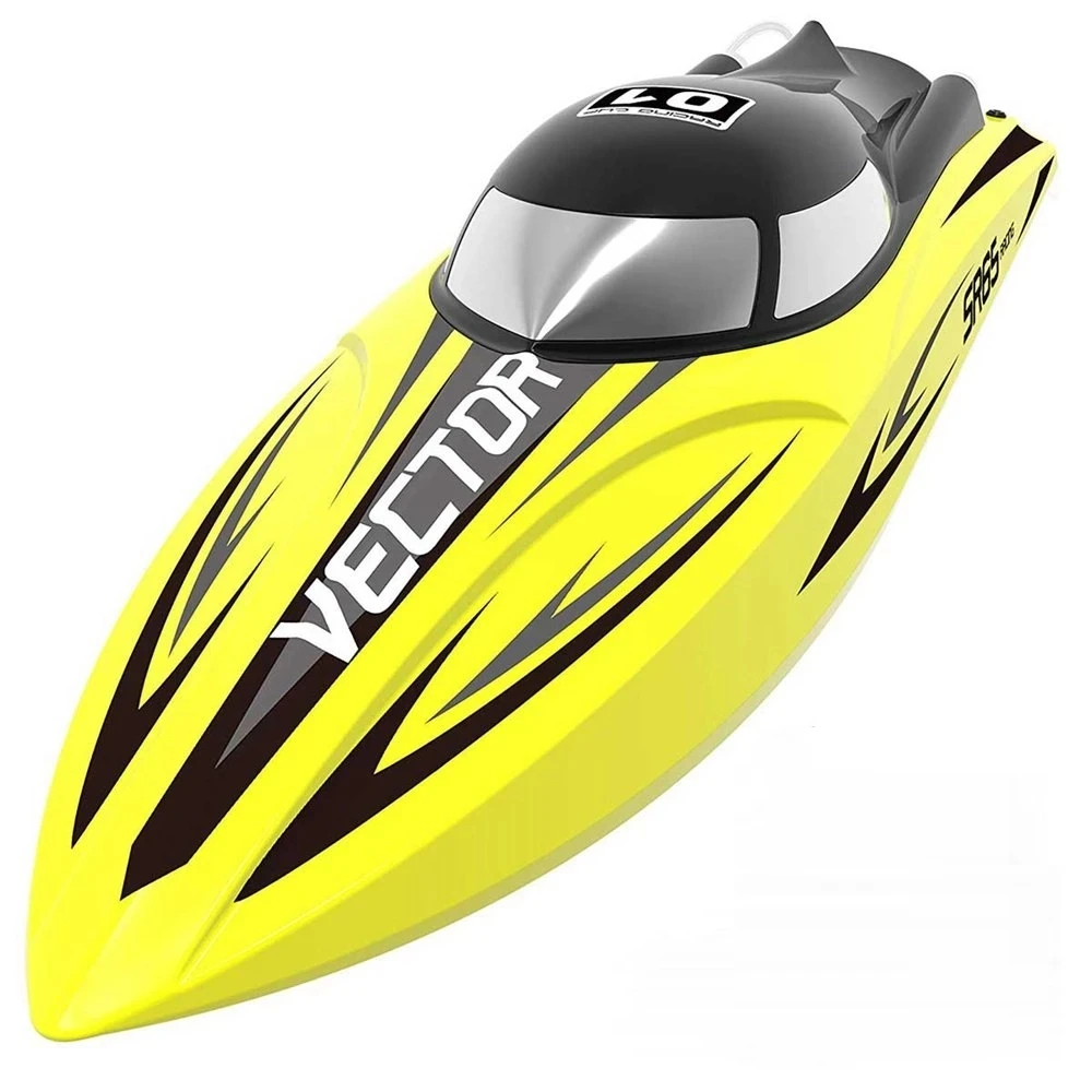 55KM/h High Speed Racing Boat ABS One Piece Blow Molded Hull Brushless Motor Water-Cooled ESC 40A  RC Boat  RTR