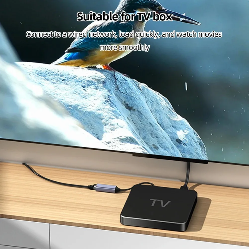 

USB Ethernet Adapter USB3.0 PC Internet USB 1000Mbps Network Adapter RJ45 Type-C Gigabit 2.5G for Laptop/Tv Box
