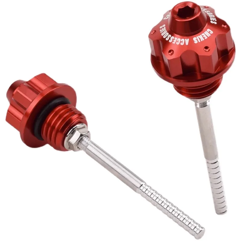 Motorcycle Oil Dipstick Cover Gear Oil Screw Cap For YAMAHA N-MAX155 NMAX125 NVX155 AEROX155 Aluminum Alloy Modified Accessories