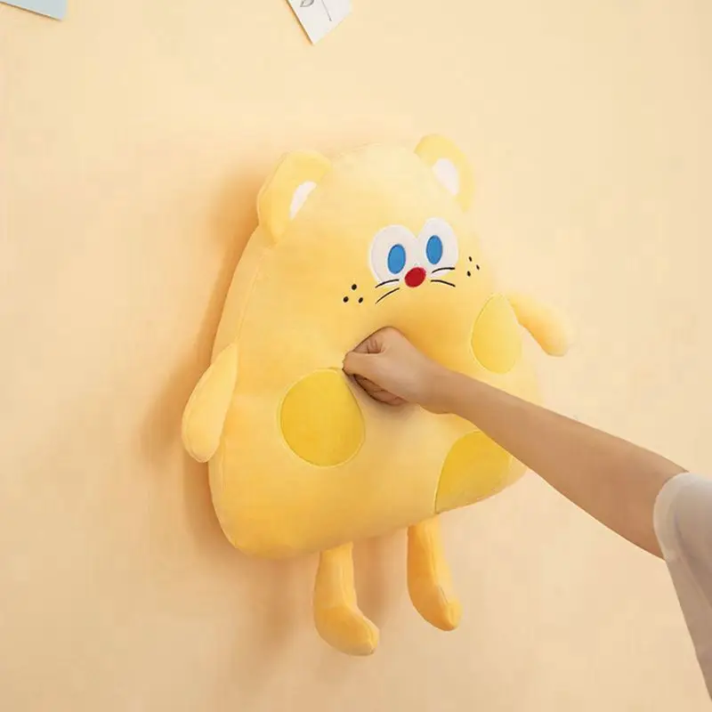 

40CM Soft Animal Cushions Plush Toys Mouse Bear Rabbit Elastic Sofa Chair Backrest Dolls Birthday and Festival Gifts For